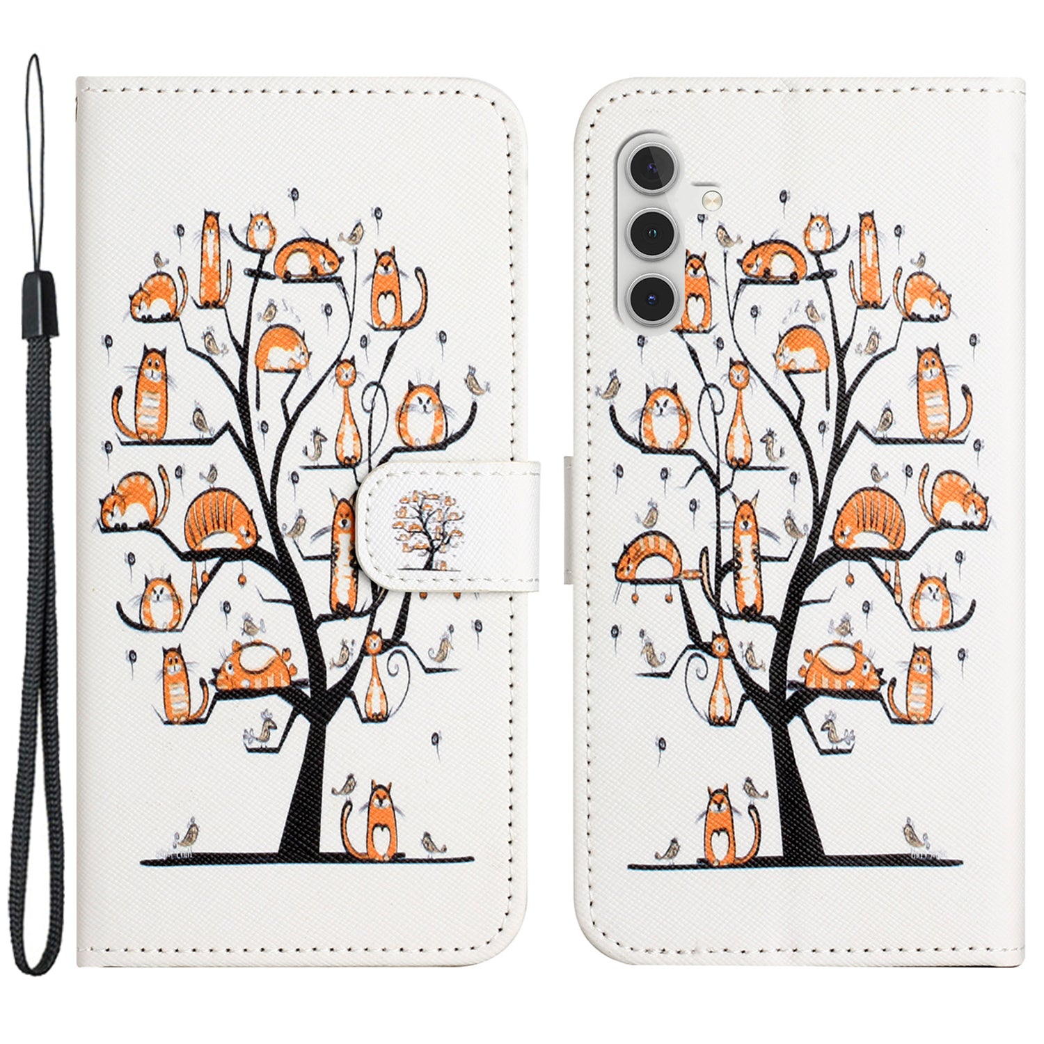 Til Samsung Galaxy A25 5G 3D-mønsterudskrivning telefonetui PU læder pungholder cover Til Samsung Galaxy A25 5G 3D-mønsterudskrivning telefonetui PU læder pungholder cover